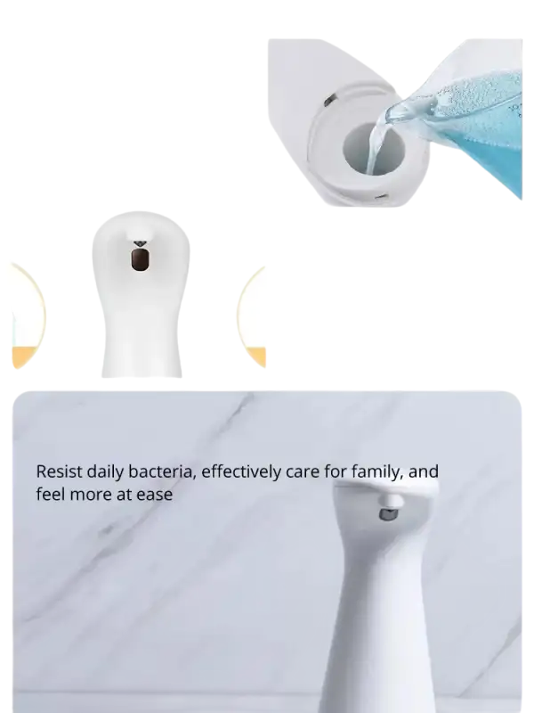 Automatic soap dispenser.
