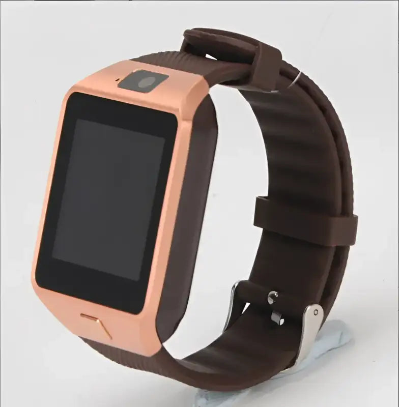 DZ09 FitPro Watch: Bluetooth Tracker & SIM Support - gold