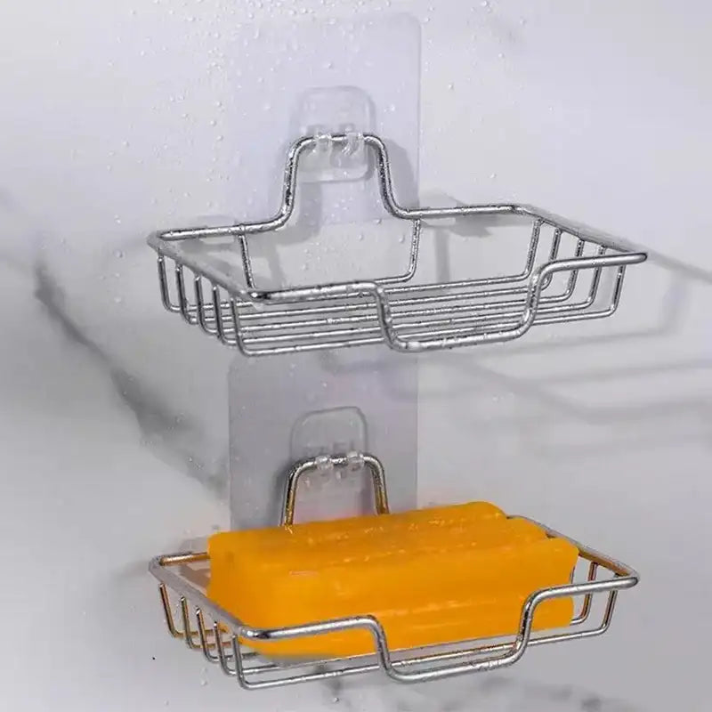 10pcs Transparent Self-Adhesive Hook Hanger Wall Storage Rack Fixing Patch Strong No-Punch Snaps For Kitchen Bathroom