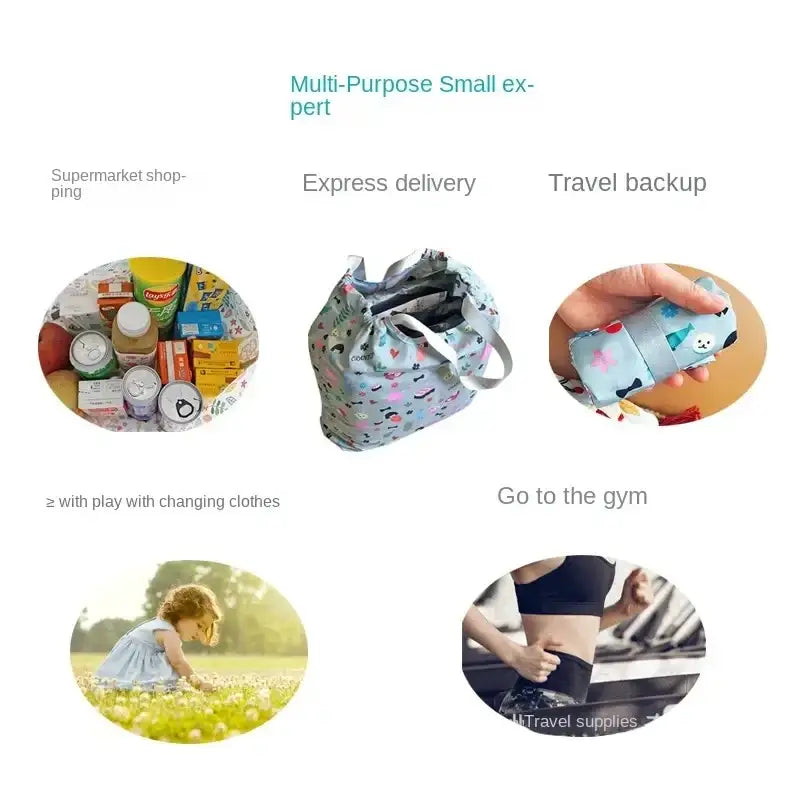 Multi-purpose reusable bag.