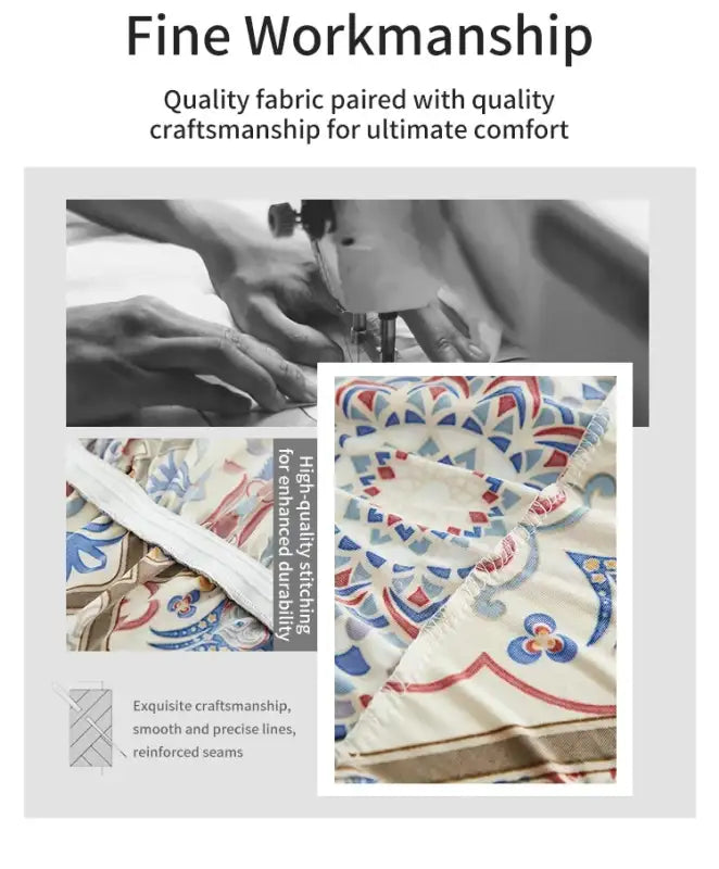 1 PC Printed sofa cover with skirt high elasticity soft hand feel pet stain resistant decorative sofa