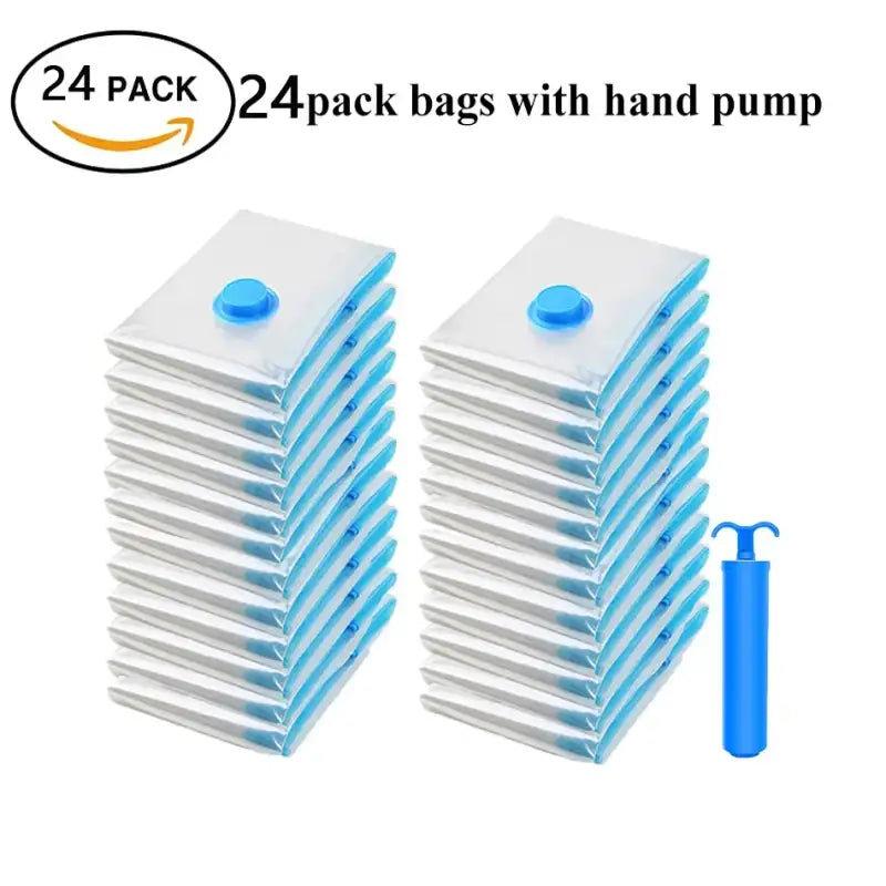 5/12/48PCS Vacuum Storage Bags For Clothes,Bedding,Space Saving Bags Storage Vacuum Seal Packet,Folding Compressed
