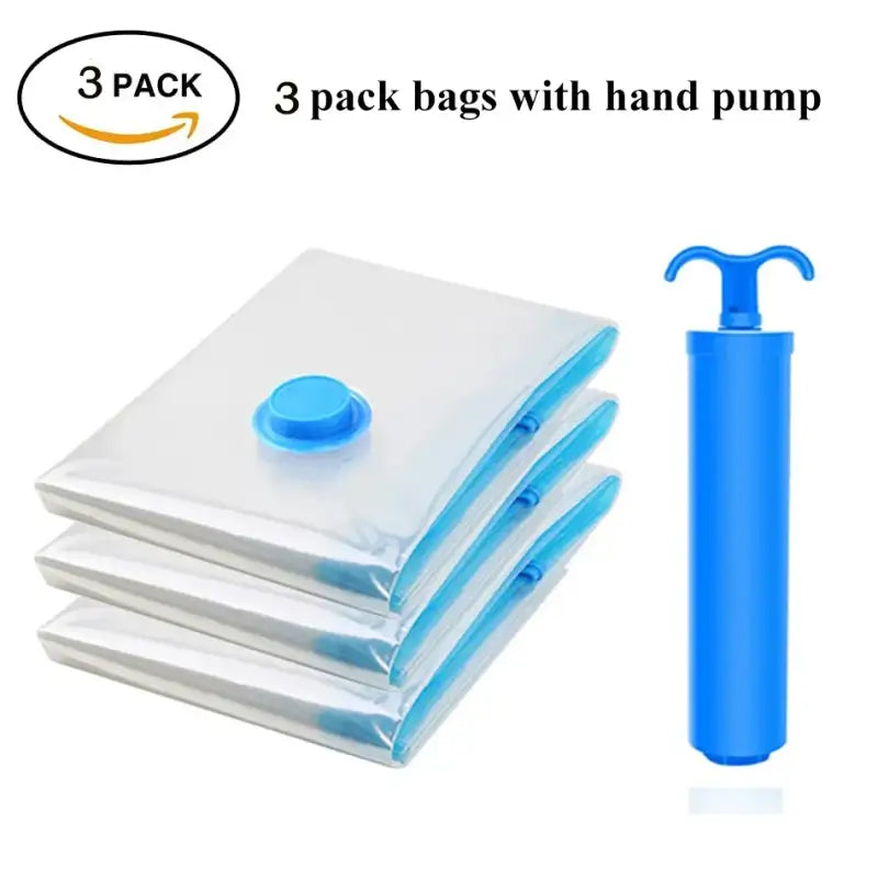 5/12/48PCS Vacuum Storage Bags For Clothes,Bedding,Space Saving Bags Storage Vacuum Seal Packet,Folding Compressed