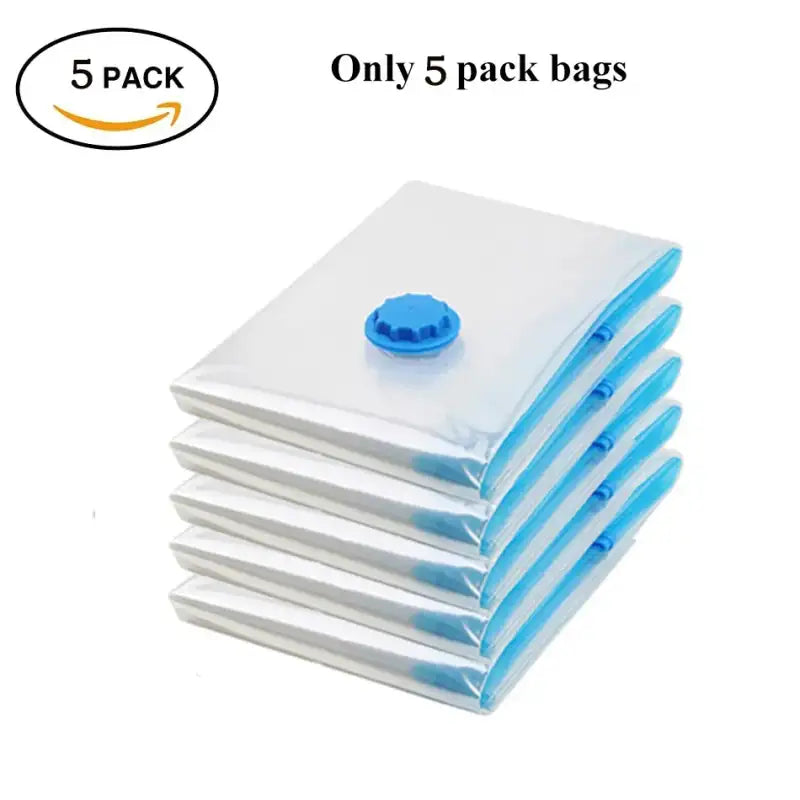 5/12/48PCS Vacuum Storage Bags For Clothes,Bedding,Space Saving Bags Storage Vacuum Seal Packet,Folding Compressed