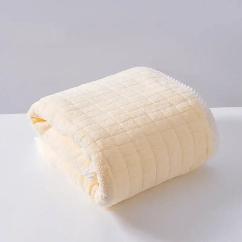 Square Spiral Bath Towel Designer Solid Color Quick Drying Water Absorbing Dry Hair Household And Daily Use Soft