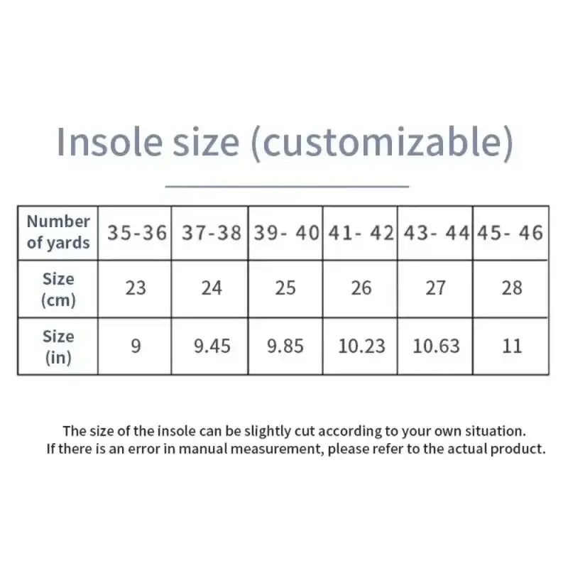 1 Pair New Sports Elasticity Insoles Elasticity Shock Absorption Breathable Running Insoles