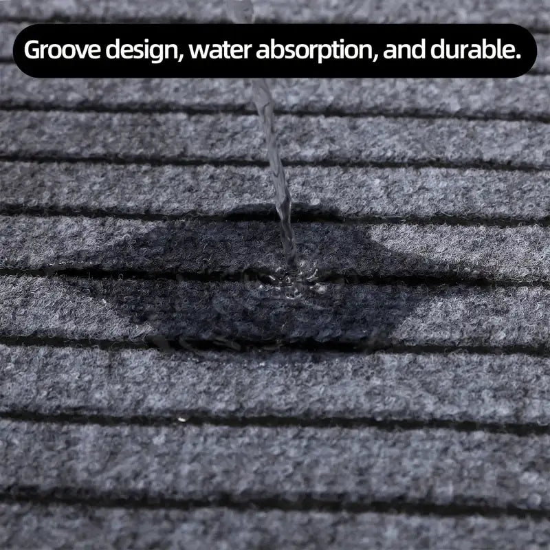 Modern Minimalist Square Floor Mat - Durable Stain/Fade Resistant Non-Slip Rubber Backing Machine Washable