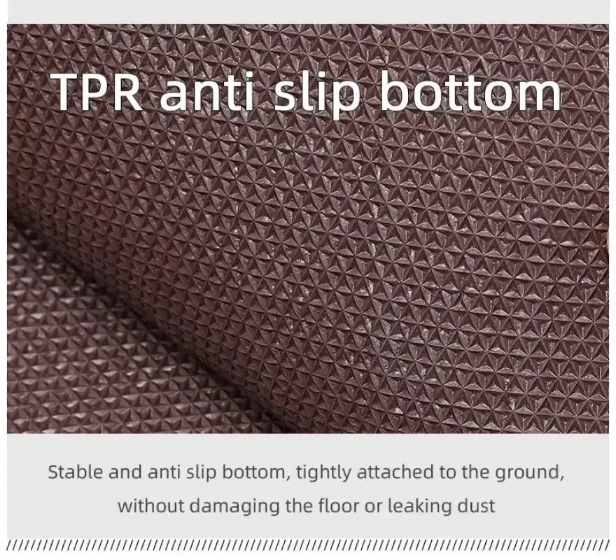 Modern Minimalist Square Floor Mat - Durable Stain/Fade Resistant Non-Slip Rubber Backing Machine Washable