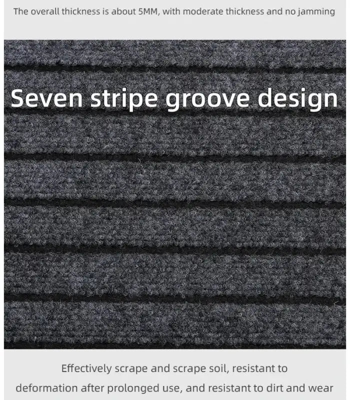 Modern Minimalist Square Floor Mat - Durable Stain/Fade Resistant Non-Slip Rubber Backing Machine Washable
