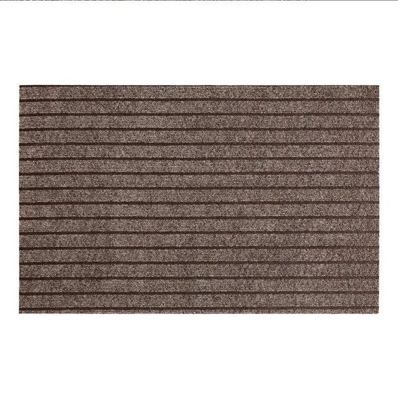 Modern Minimalist Square Floor Mat - Durable Stain/Fade Resistant Non-Slip Rubber Backing Machine Washable