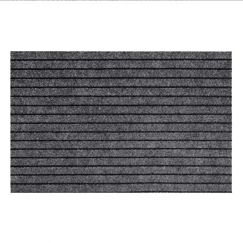 Modern Minimalist Square Floor Mat - Durable Stain/Fade Resistant Non-Slip Rubber Backing Machine Washable