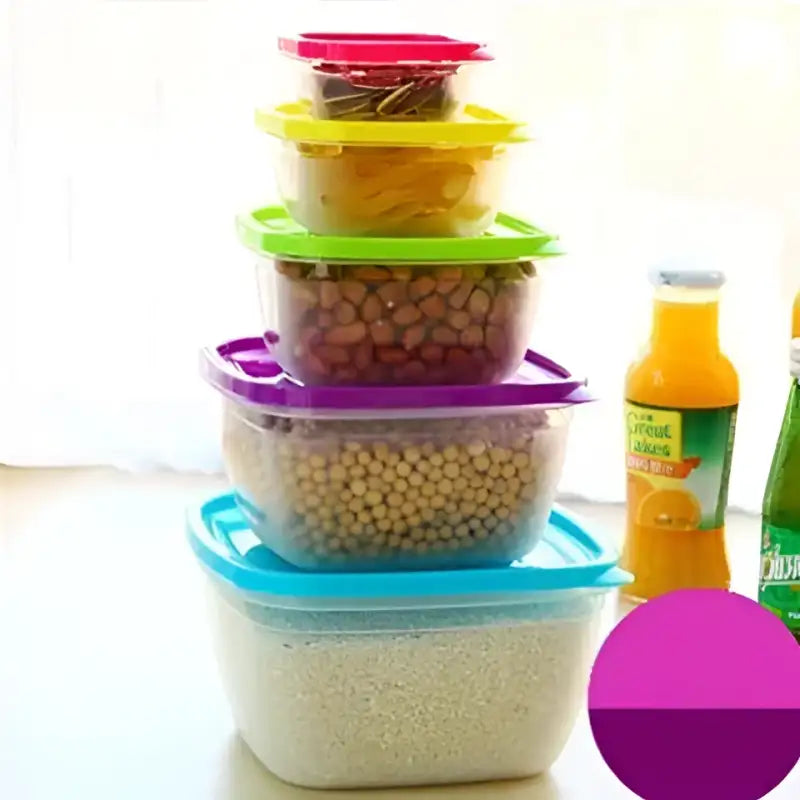 Stackable Microwave Food Storage Set - Square