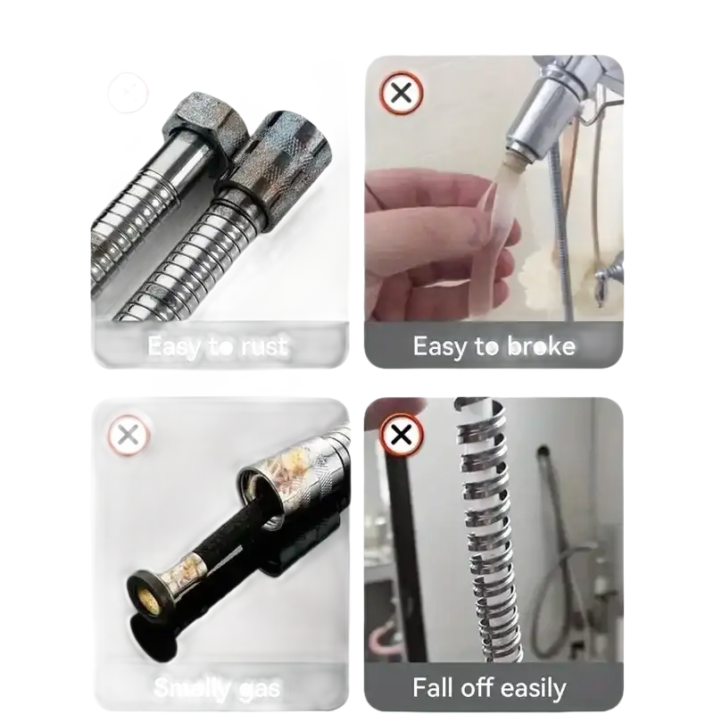 Faulty plumbing parts.