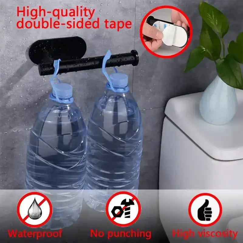 ASelf-Adhesive Paper Towel Holder for Kitchen Cabinet,Bathroom Tissue and Towel Holder,Plastic Wrap and Roll Paper