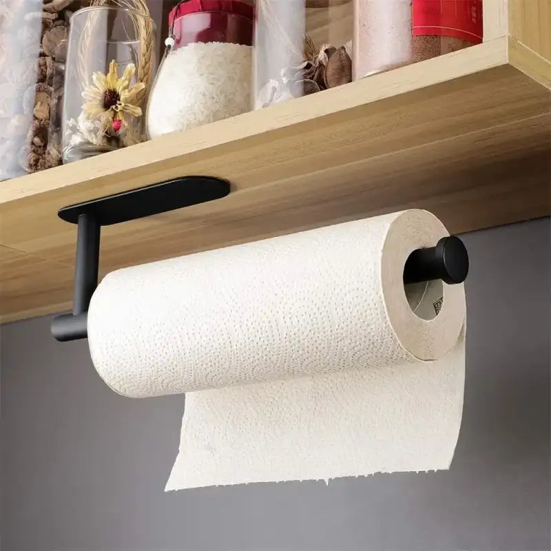 ASelf-Adhesive Paper Towel Holder for Kitchen Cabinet,Bathroom Tissue and Towel Holder,Plastic Wrap and Roll Paper