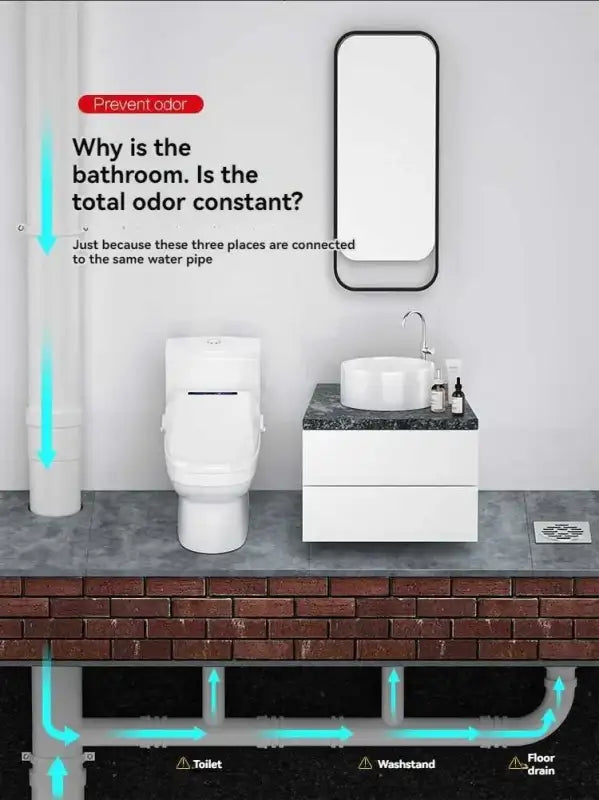 Odor-proof Floor Drain Core For Sewer Pipe