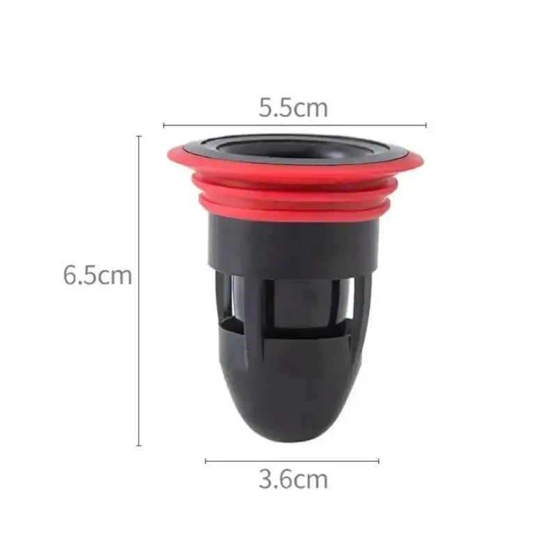 Odor-proof Floor Drain Core For Sewer Pipe - black