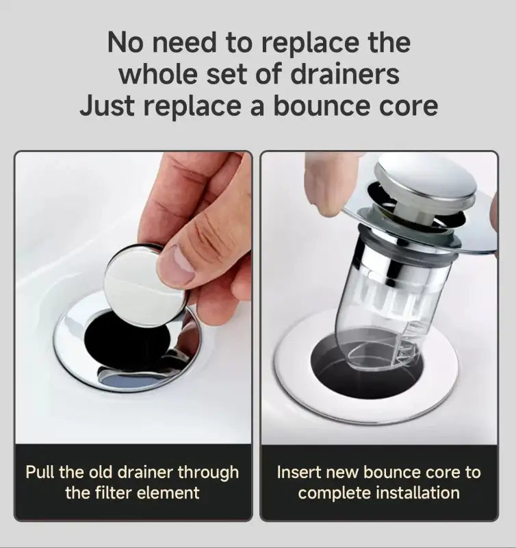 Universal Basin Pop-up Drain Filter Wash Basin Hair Sink Strainer Kitchen Bathtub Stopper Shower Plug Bathroom Tool