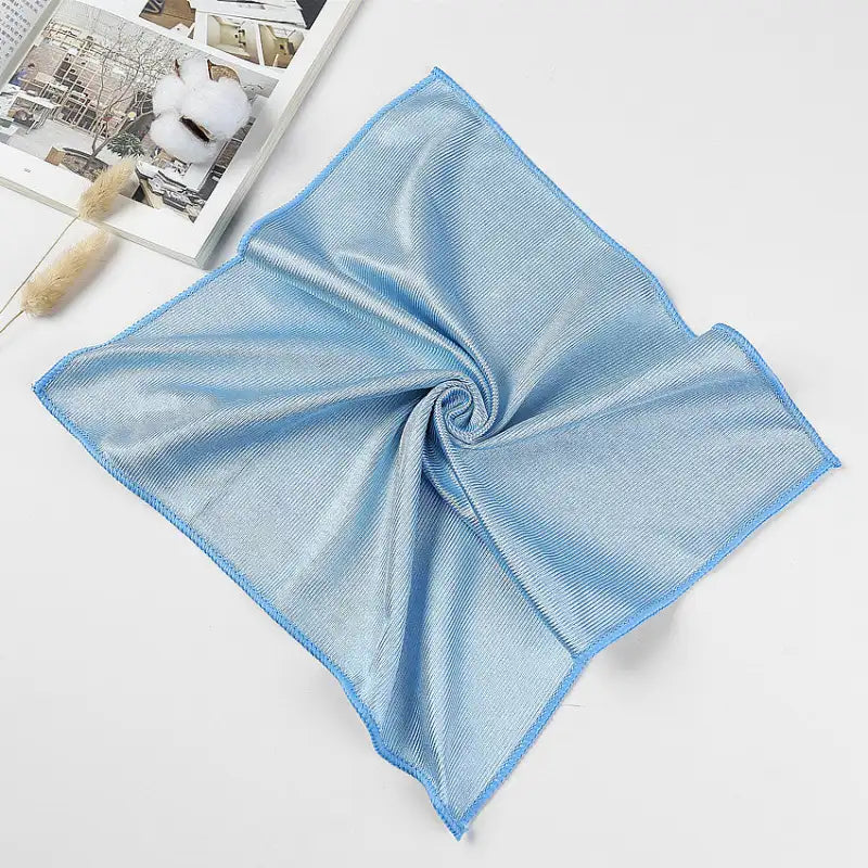 CrystalClear Microfiber Glass Cloth - Blue