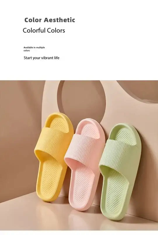 Women Summer Slippers Men Home Shoes Household Indoor Bathroom Bathing Couple EVA Slippers Sandals Slippers Anti-slip
