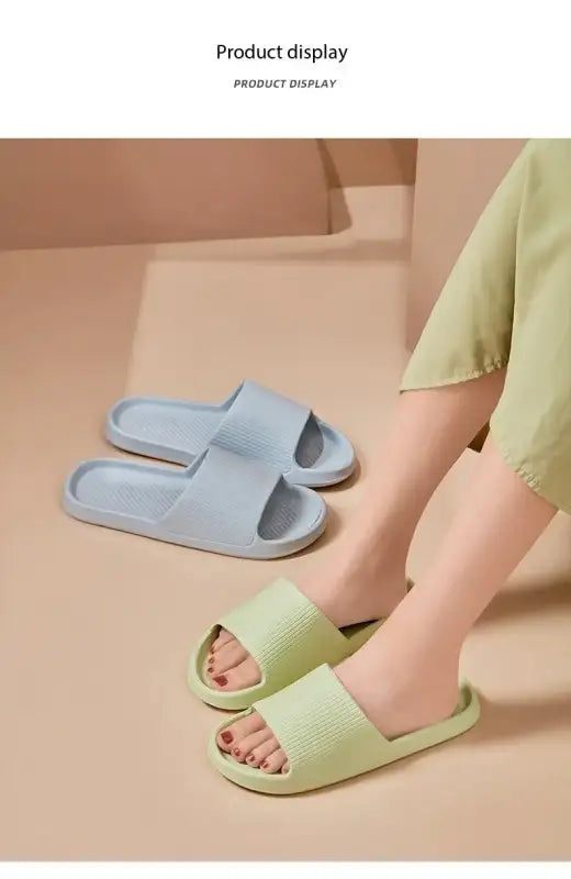 Women Summer Slippers Men Home Shoes Household Indoor Bathroom Bathing Couple EVA Slippers Sandals Slippers Anti-slip