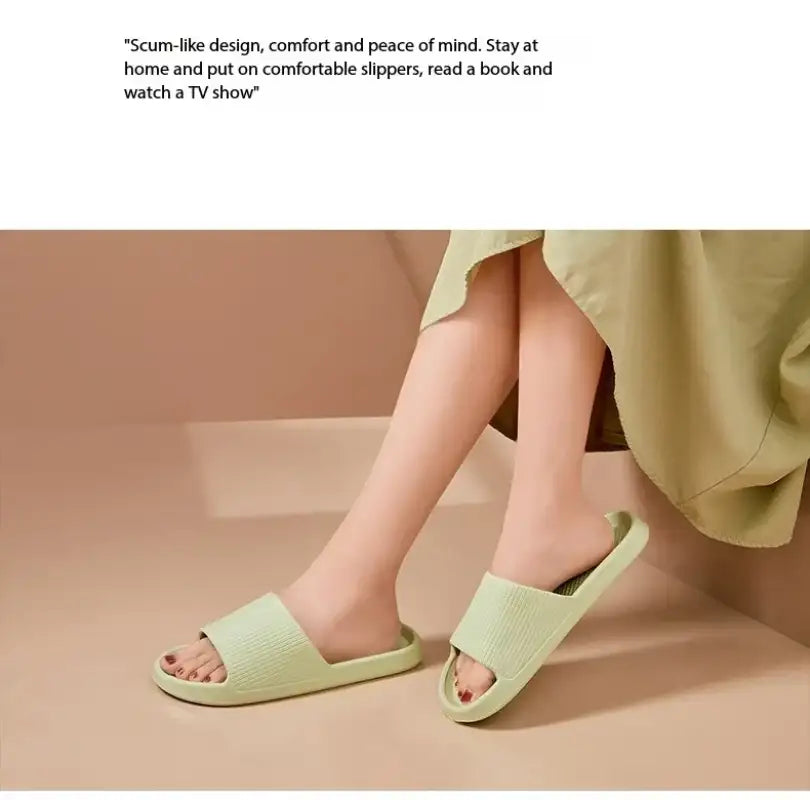 Women Summer Slippers Men Home Shoes Household Indoor Bathroom Bathing Couple EVA Slippers Sandals Slippers Anti-slip