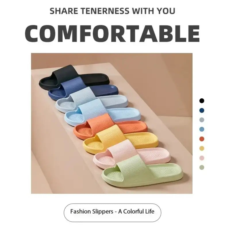 Women Summer Slippers Men Home Shoes Household Indoor Bathroom Bathing Couple EVA Slippers Sandals Slippers Anti-slip