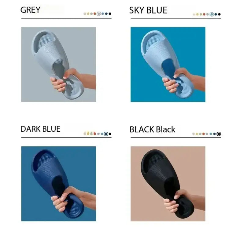 Women Summer Slippers Men Home Shoes Household Indoor Bathroom Bathing Couple EVA Slippers Sandals Slippers Anti-slip