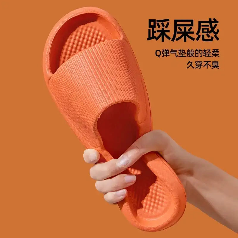 Women Summer Slippers Men Home Shoes Household Indoor Bathroom Bathing Couple EVA Slippers Sandals Slippers Anti-slip