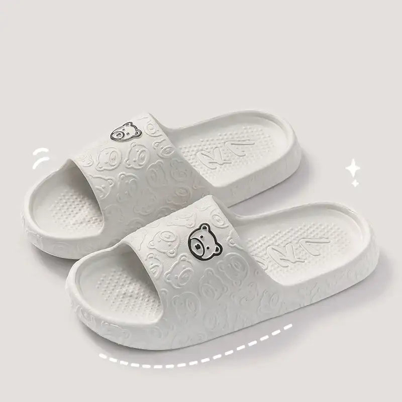 Women Summer EVA Slippers Indoor Home Bath Non Slip Soft Wide Comfort Couple Slippers Unisex Outdoor Beach Flip Flops