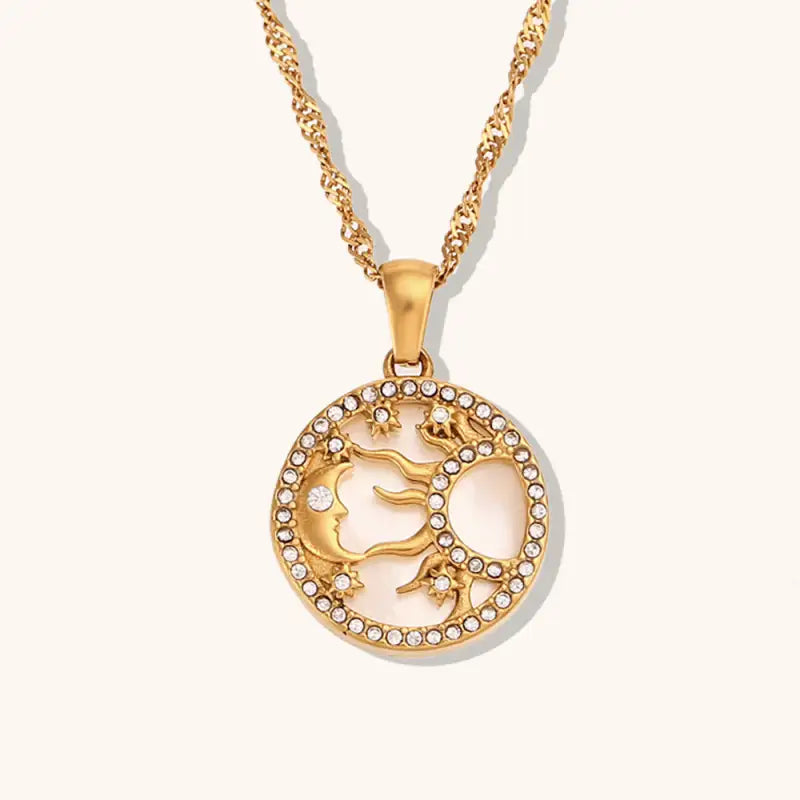 Sun Moon XINGX Shell Necklace - White Shell