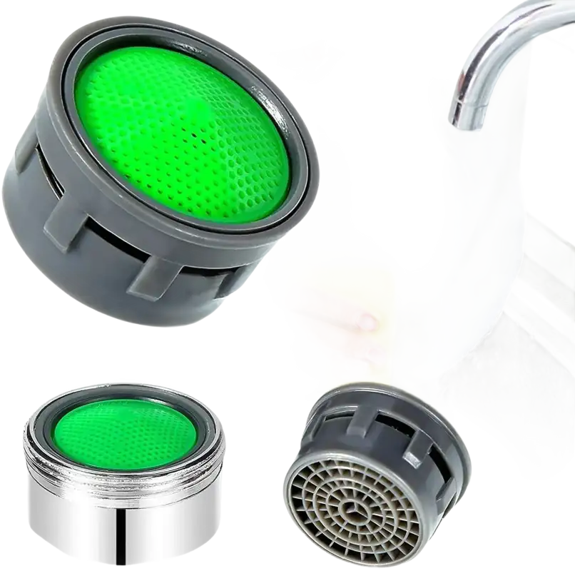 Faucet aerator attachments.