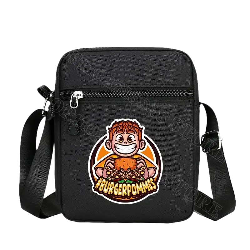 Black shoulder bag.