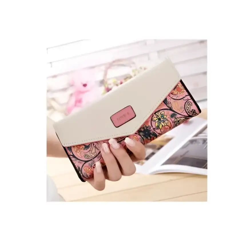 FlockFold Wallet - pink