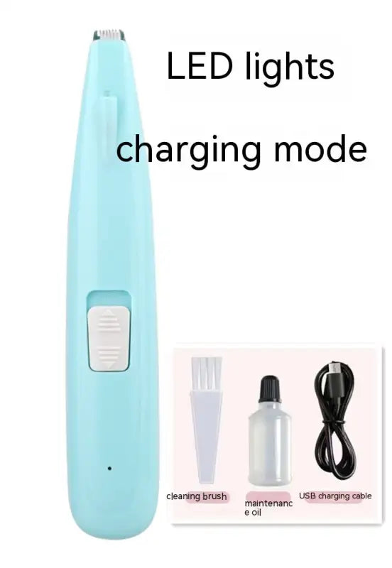 FurFree Electric Pet Hair Clipper - Blue Aluminum Battery / FC 2020C