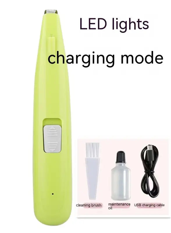 FurFree Electric Pet Hair Clipper - Green Aluminum Battery / FC 2020C