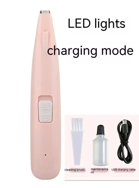 FurFree Electric Pet Hair Clipper - Pink Aluminum Battery / FC 2020C