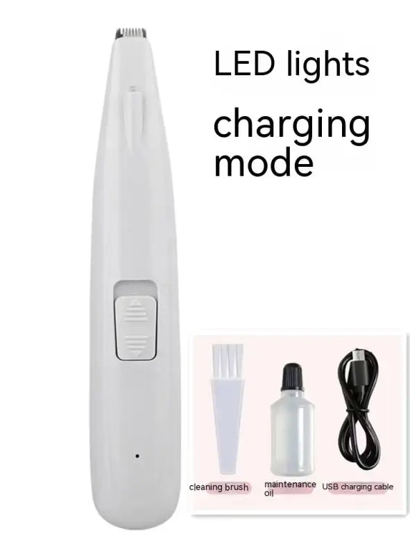 FurFree Electric Pet Hair Clipper - White Aluminum Battery / FC 2020C