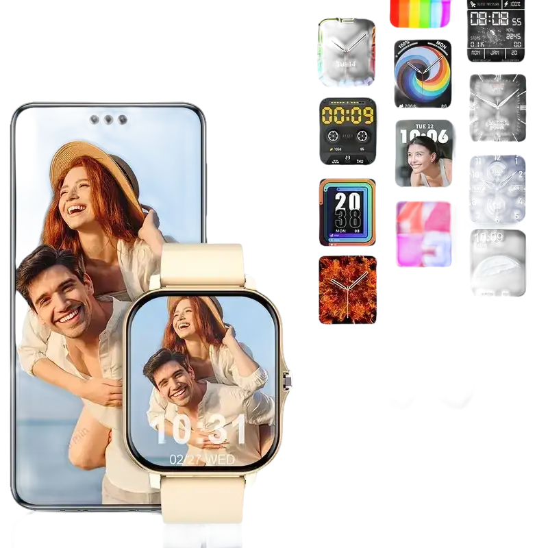 Smartwatch with customizable display options.
