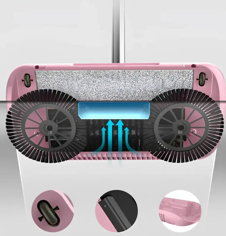 SweepMate 3-in-1 Manual Floor Cleaner 🧹✨