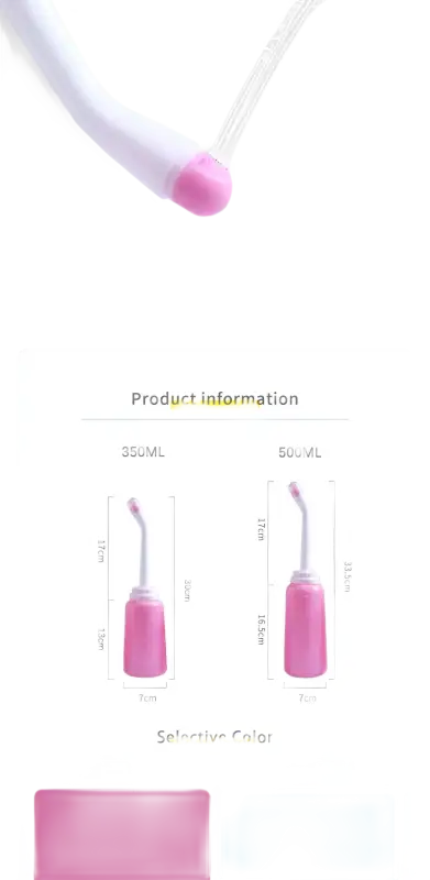 Portable bidet product information.