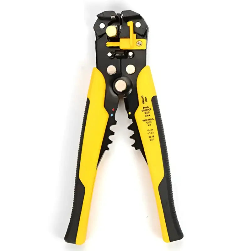 VersaStrip Auto Pliers: All-in-One Stripping Tool - yellow