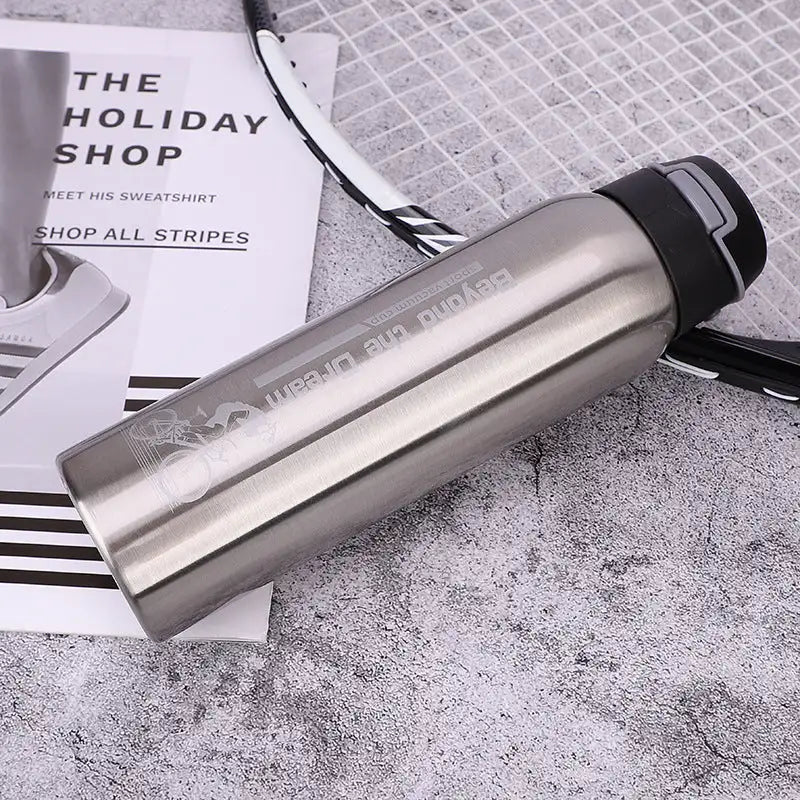 HydraRide Bike Water Bottle - Silver
