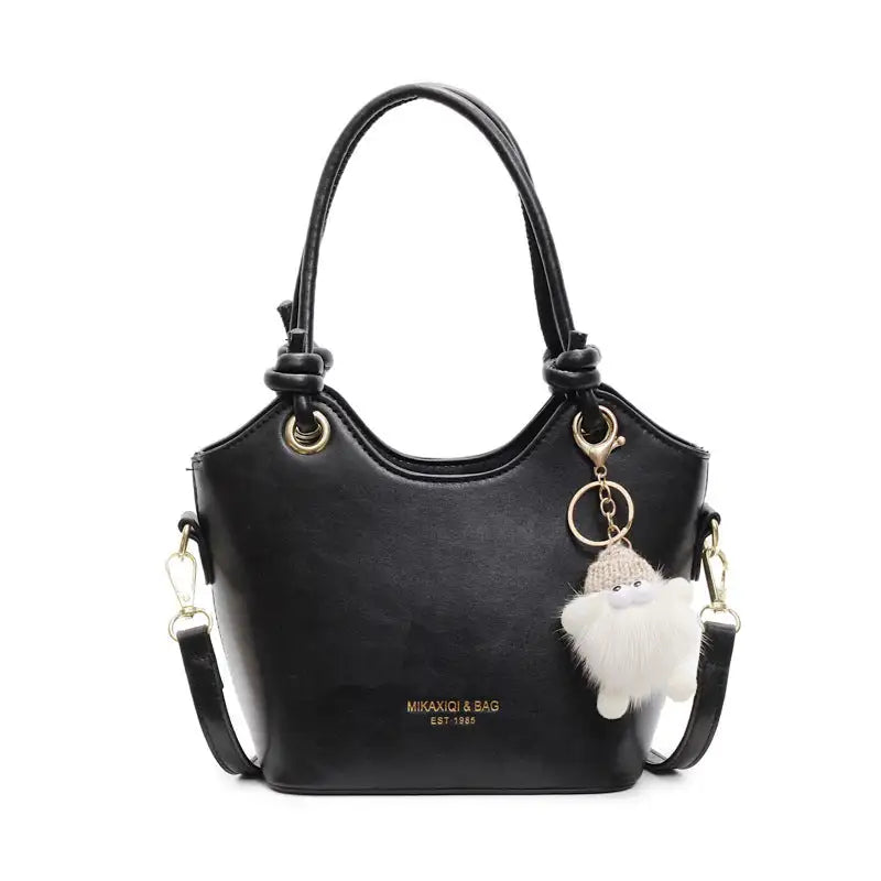 ChicZip PU Crossbody Bag - Black