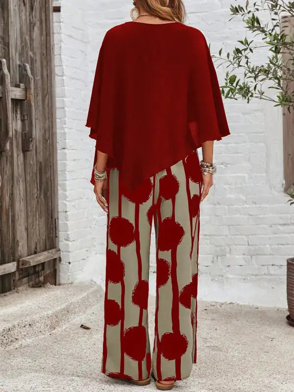 Summer Chic Trousers Suit