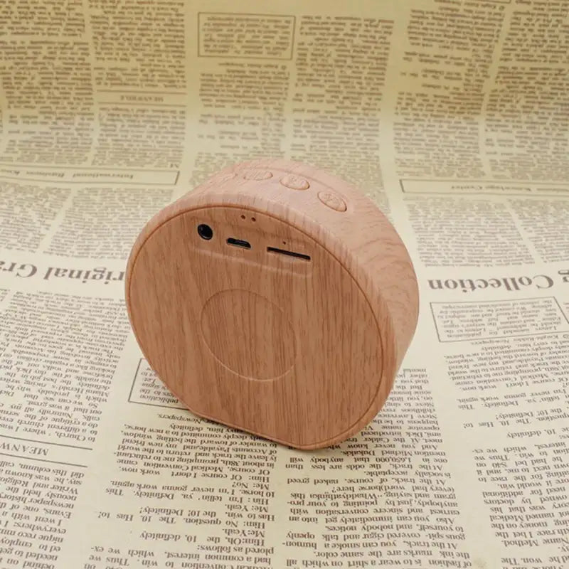 MiniWood Wireless Speaker - Portable & Outdoor Sound - White