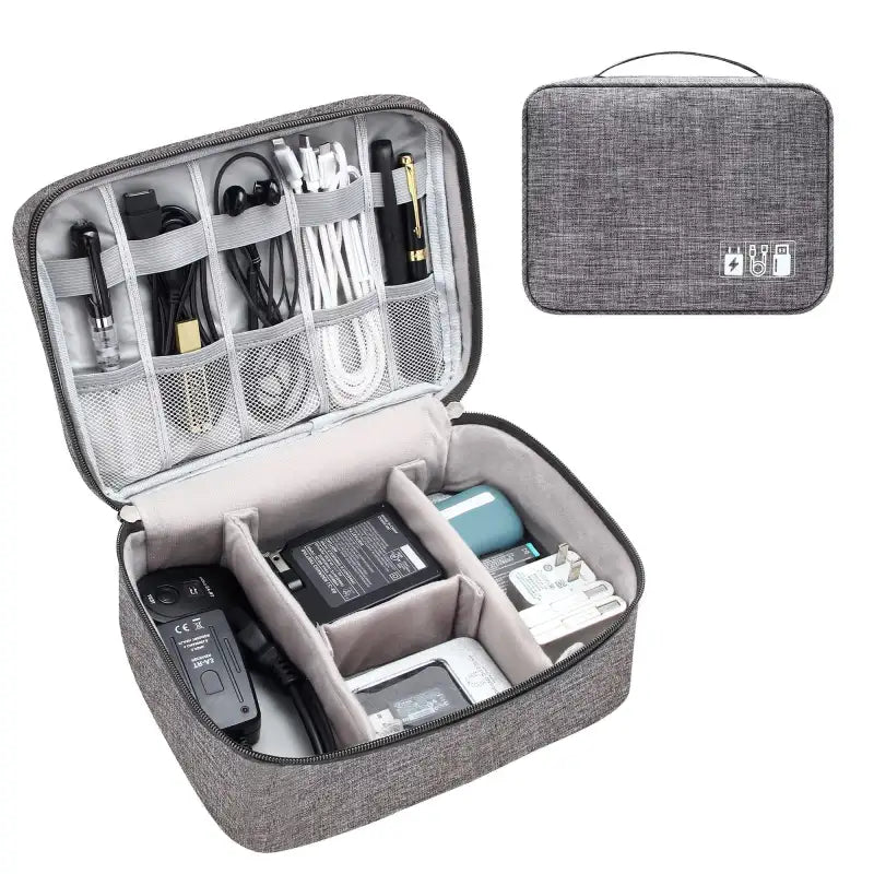 Tech Travel Tote - Gray