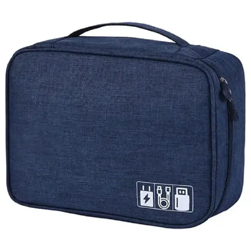 Cable Storage Bag Waterproof Digital Electronic Organizer Portable USB Data Line Charger Plug Storage Bag Travel Cable