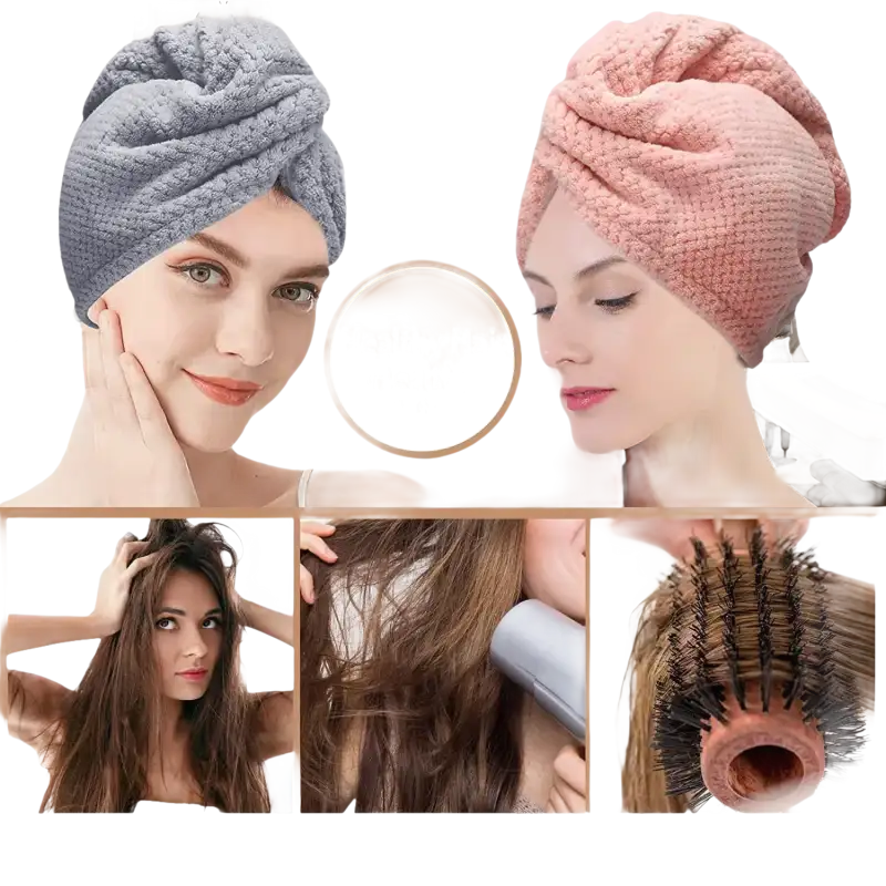 Hair drying towels.