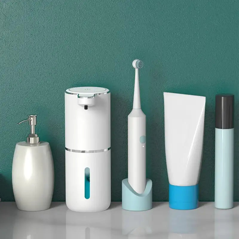 Automatic Touchless Foaming Soap Dispenser 380ml 4 Level Adjustable USB Rechargeable Electric Wall Mounted for Bathroom